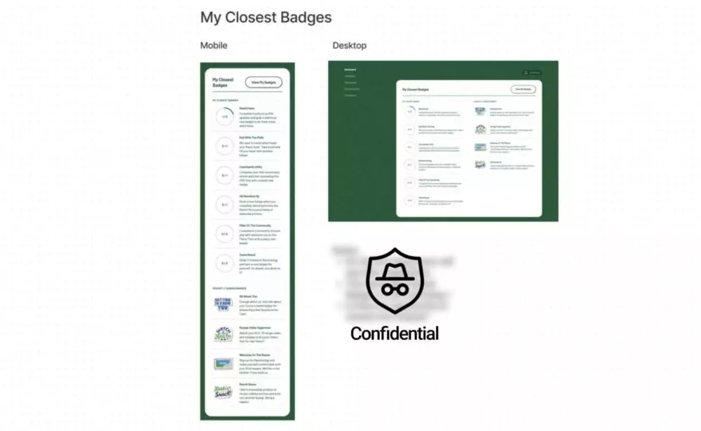A screenshot displays mobile and desktop views of a webpage titled 